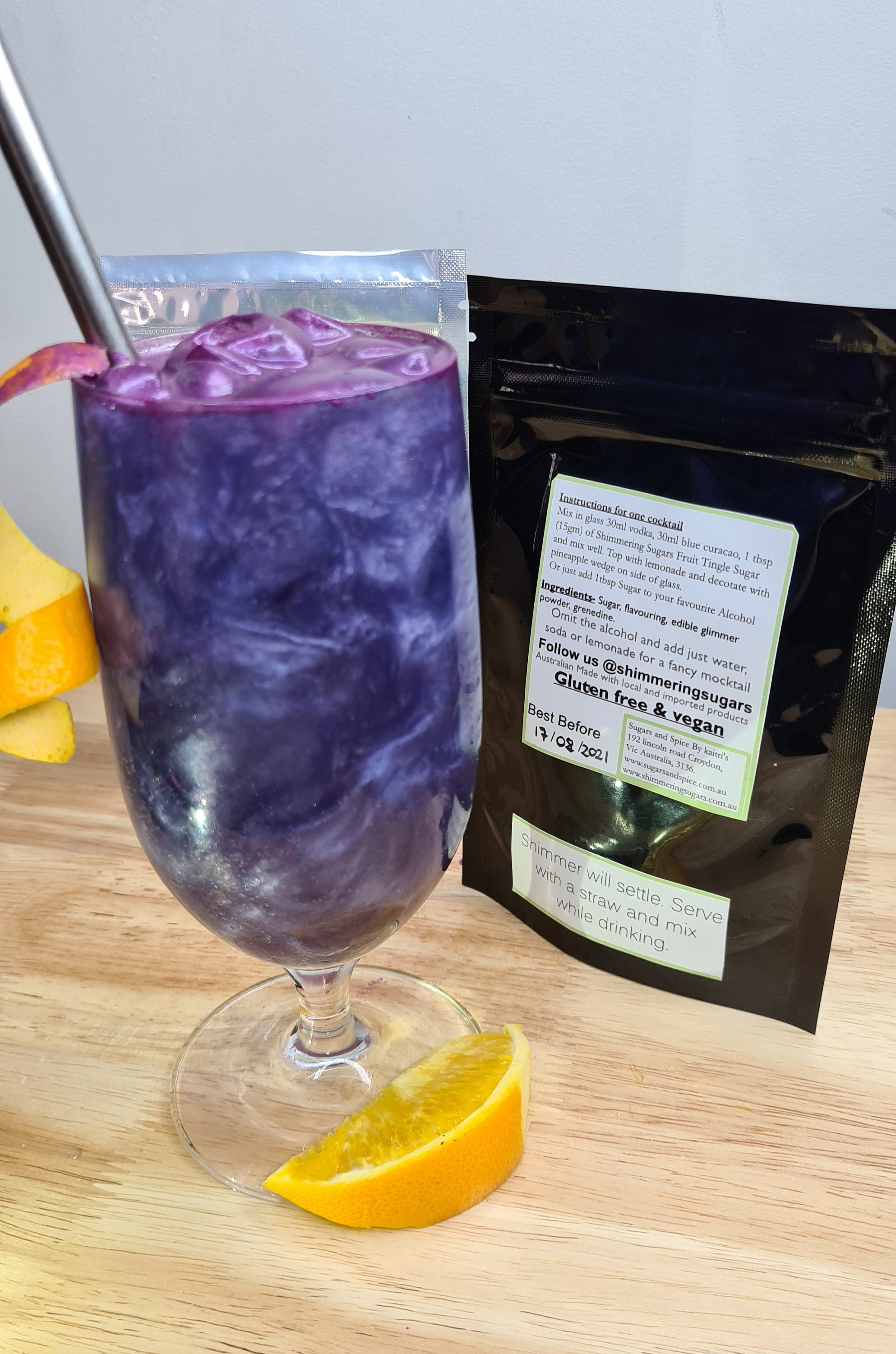 Shimmering Sugars Fruit Tingle Flavoured Sugar Glittler Etsy Australia