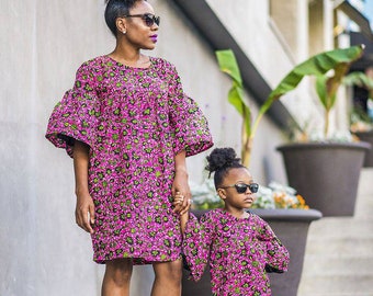 African mum and daughter's outfits/African mommy and me outfits/African women's dress/African party dress