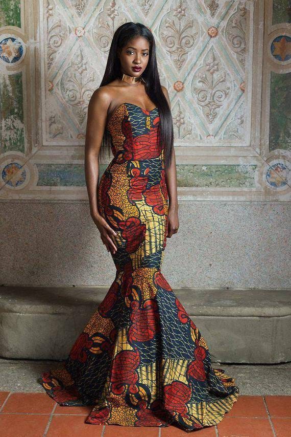 Robe femme l gante robe sir ne africaine robe de bal africaine