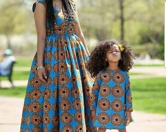 African mum and daughter outfit /African mommy and me/African women dress / African prom dress/African party dress