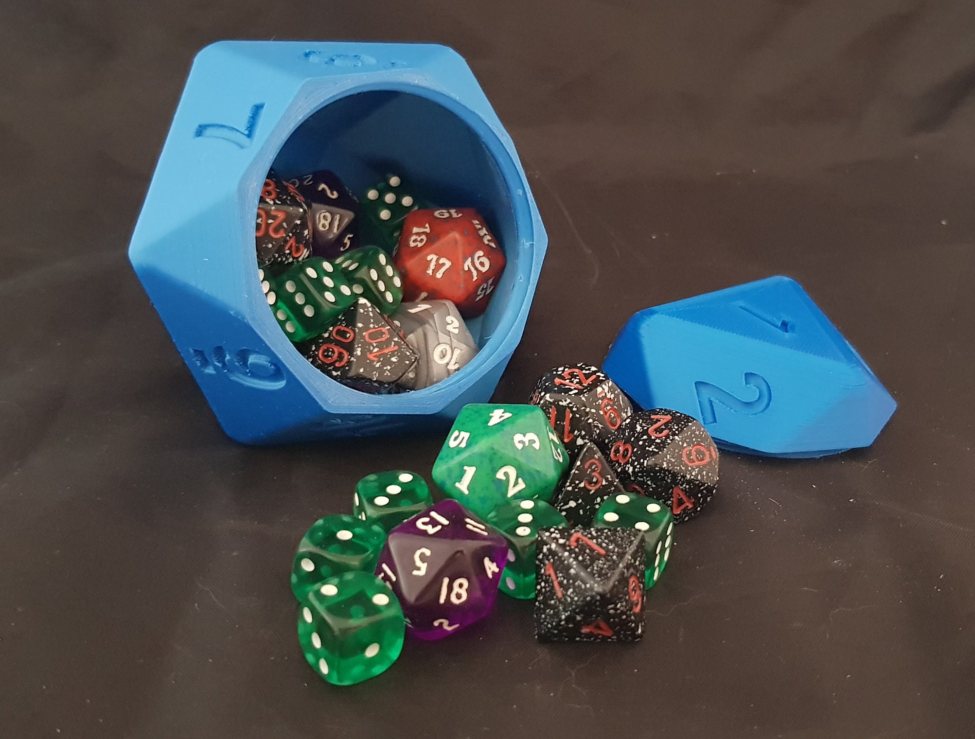 20 Sided Dice shaped Dice box STL Files Only Etsy