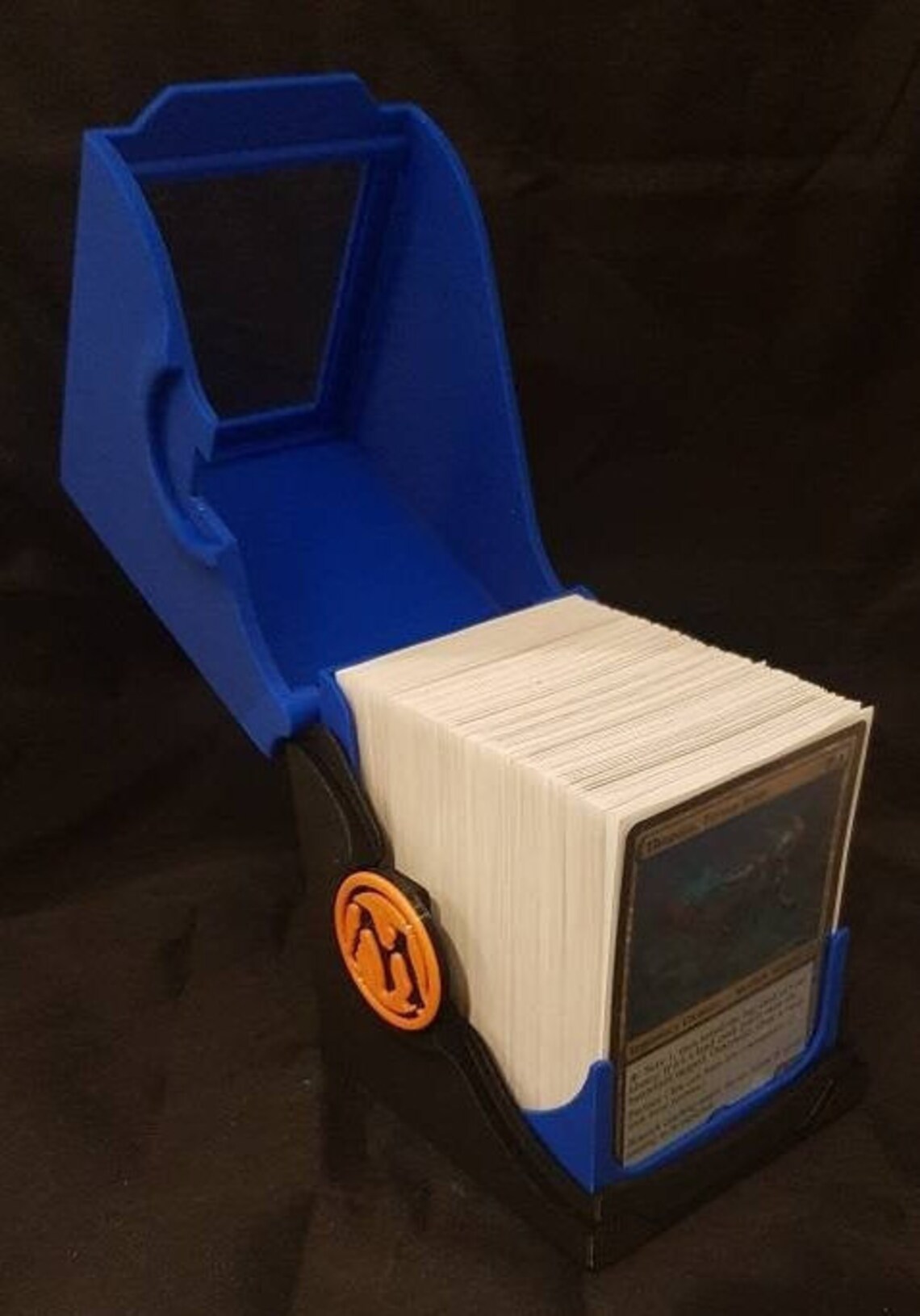 Updated Design Double Sleeved Commander Deck Box with a Clear Etsy