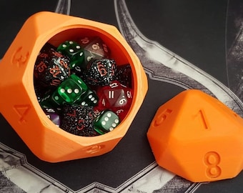 20 Sided Dice Shaped Storage | 3D Printed Box for Tabletop Gaming