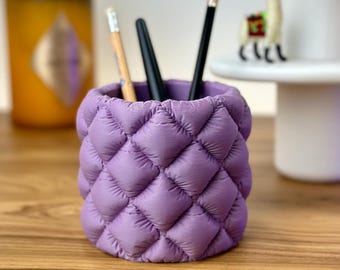 3D Printed Pencil Cup | Air Hugger Desk Organizer for Office & Gaming Setup