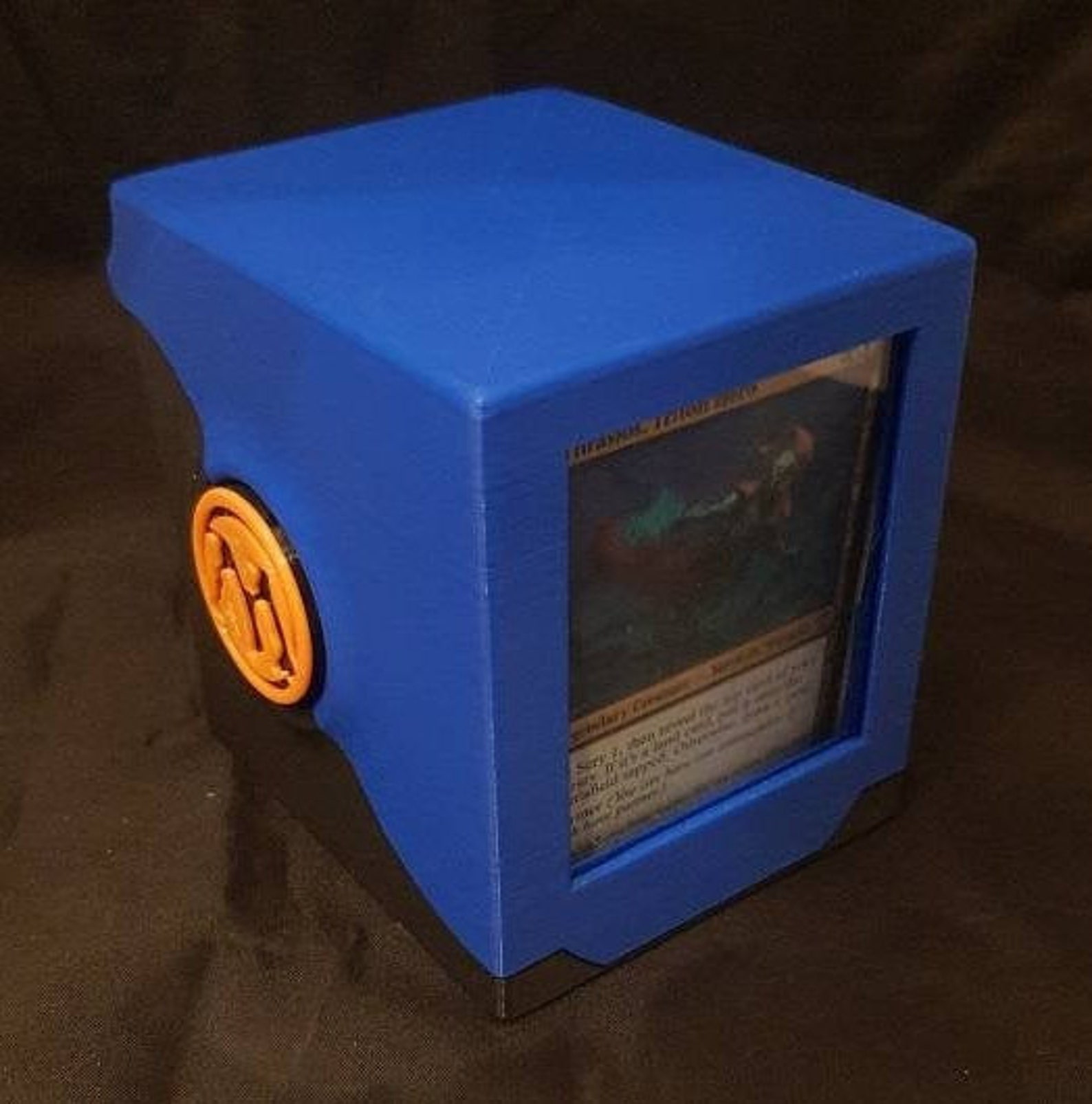 Updated Design Double Sleeved Commander Deck Box with a Clear Etsy