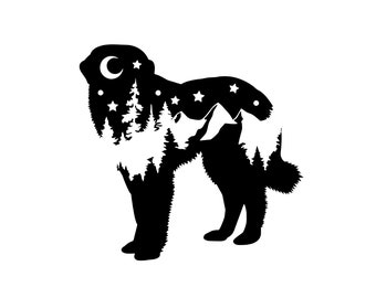 Adventure Great Pyrenees decal, Great Pyrenees nature bumper sticker, dog mom, dog sticker, decal/bumper sticker, Pyrenees decal, PNW