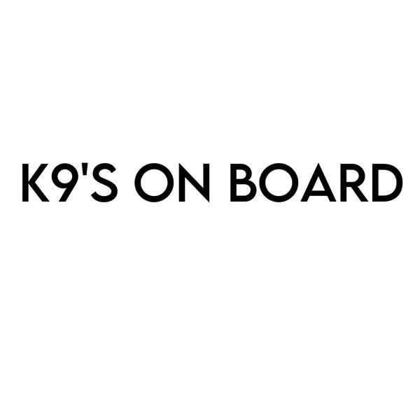 Caution: Dogs on Board Bumper Sticker