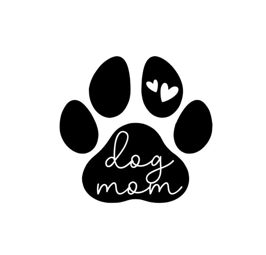 Dog Mom Decal // Dog Mom Sticker // Dog Decal // Dog Mom Car Decal