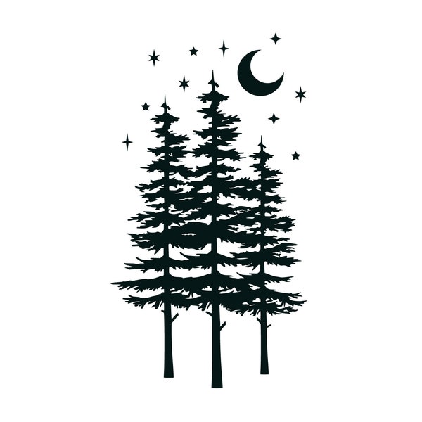 Forest Wall Decals Etsy Canada