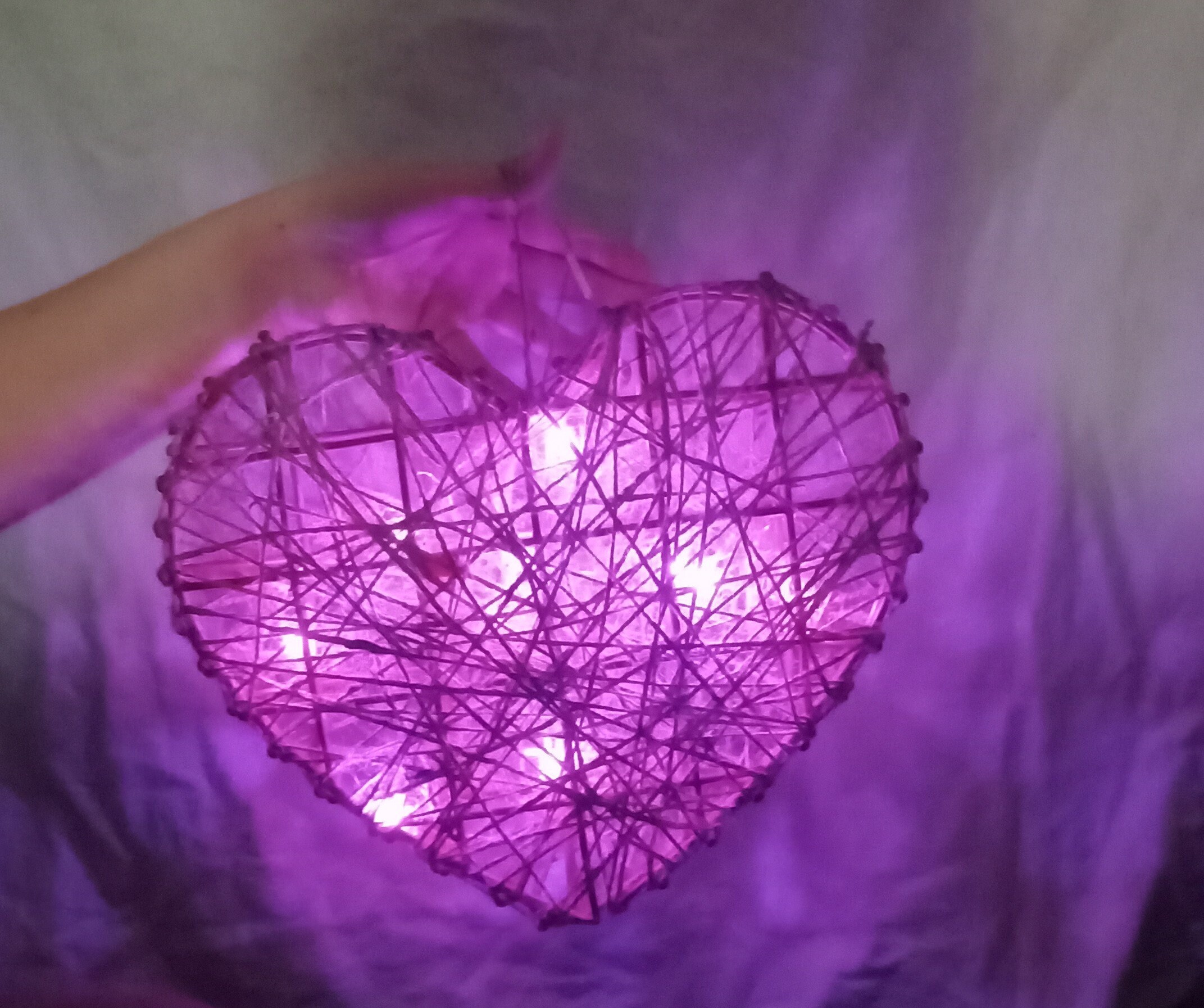 3D light up heart hanger Etsy