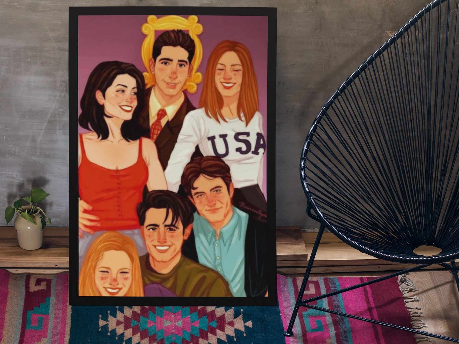 Friends TV Series Poster Wall Art Print Photo FC110 Etsy