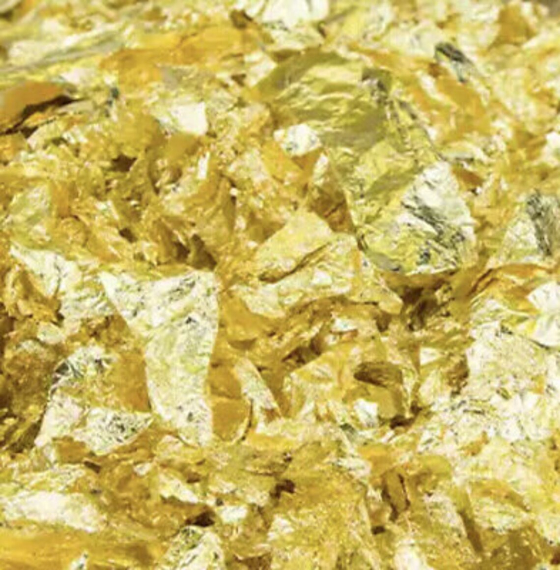 Edible 24K Gold Leaf Flakes. Decorate Your Candle Weddings Etsy