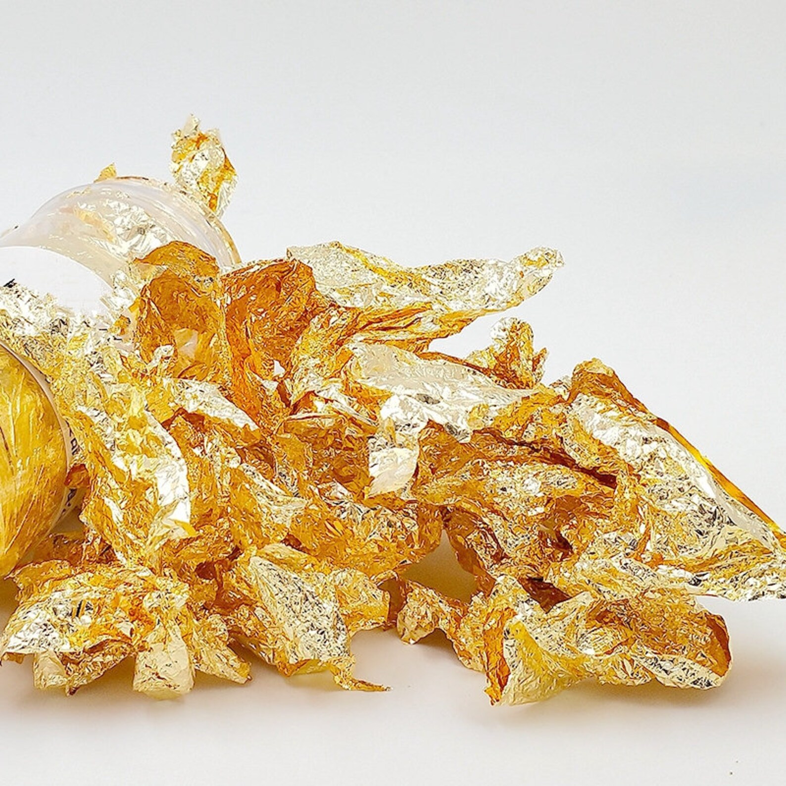 Edible 24K Gold Leaf Flakes. Decorate Your Candle Weddings Etsy