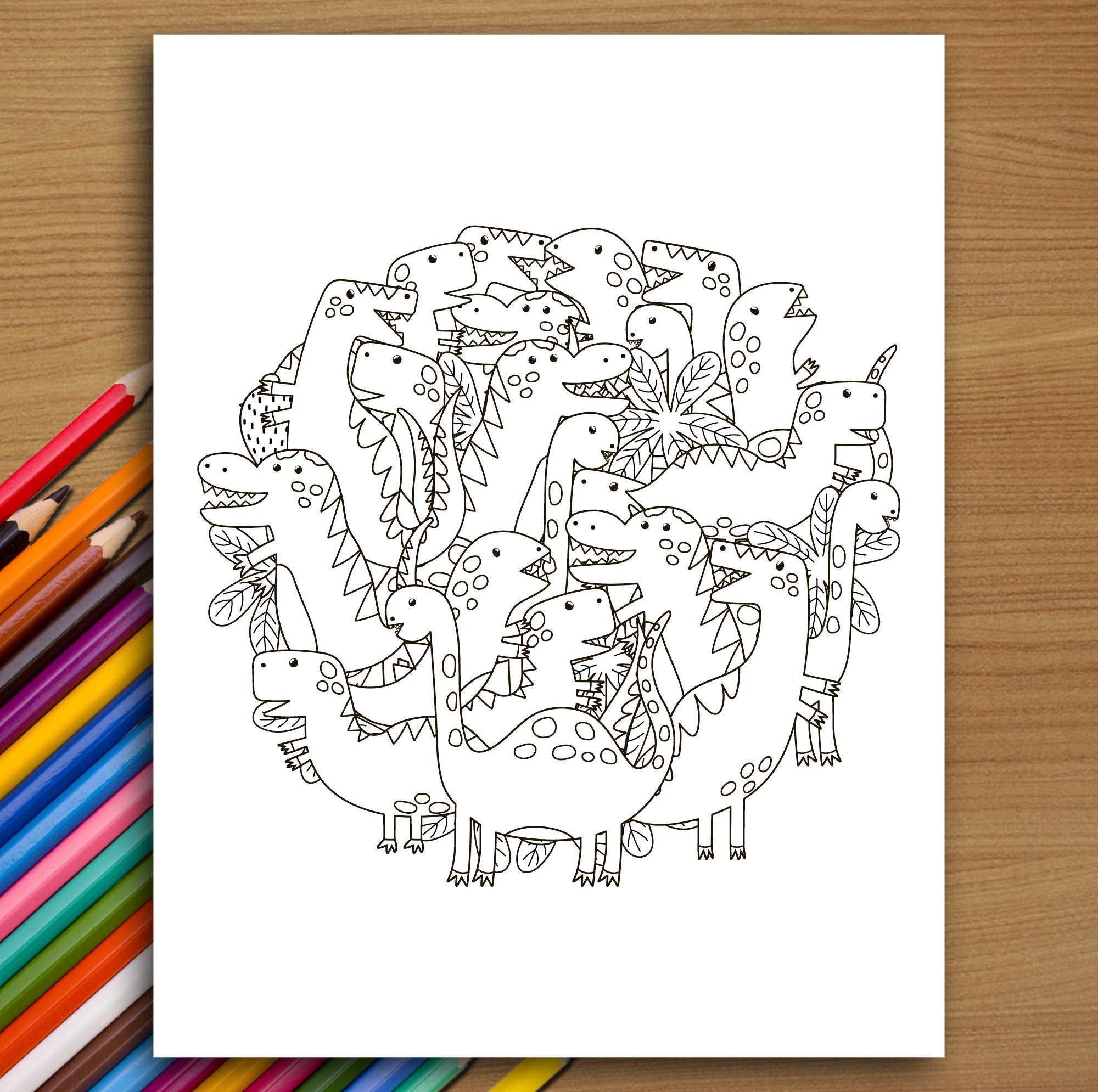 animal coloring pages printable coloring pages adult etsy