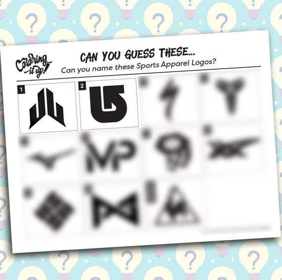 can you guess these trivia sports apparel logos family etsy ireland