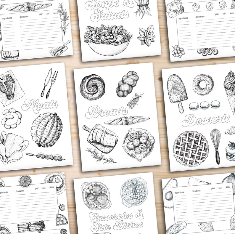 Coloring Recipe Book Printable Coloring Pages Adult Coloring Pages coloring-recipe-book-printable-coloring-pages-adult-coloring-pages