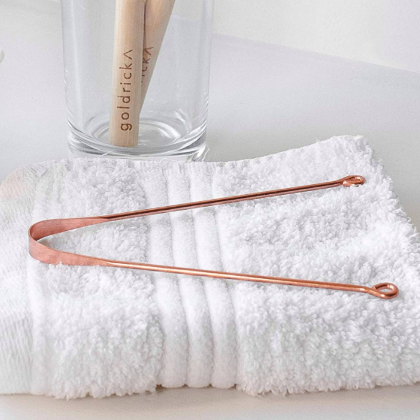 Ayurvedic 100 Copper Tongue Scraper Etsy