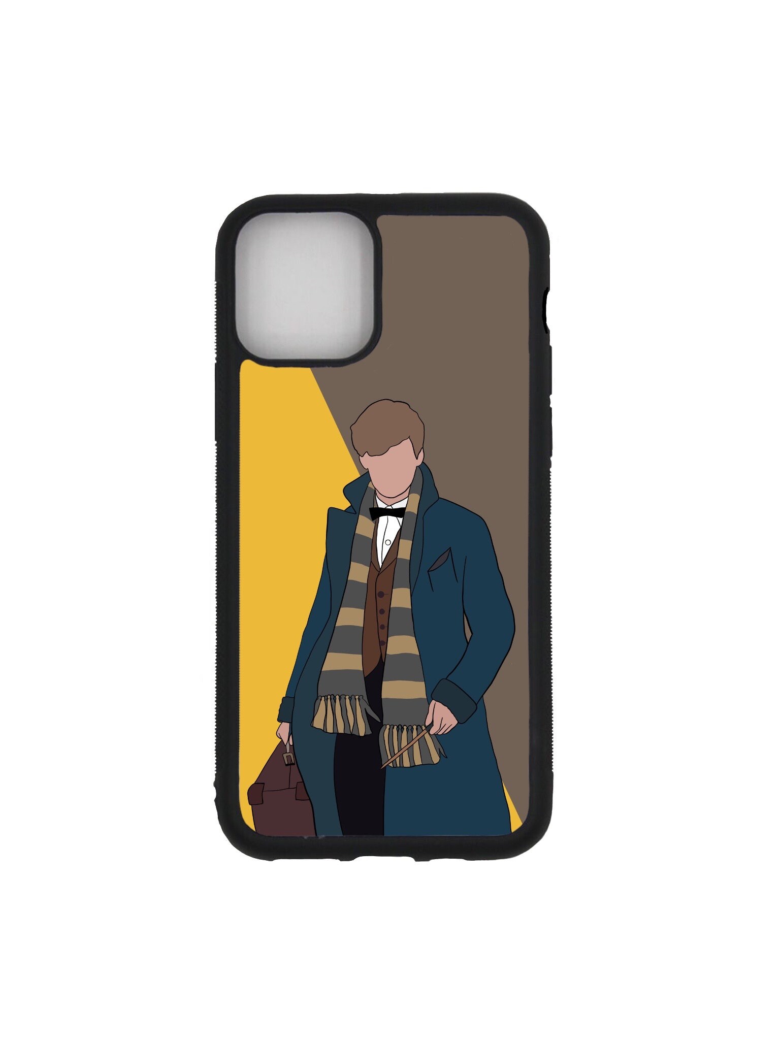 Hufflepuff Newt Scamander rubber phone case for variety of | Etsy