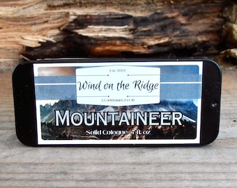 Mountaineer Solid Cologne: Natural Men's Scent - Woodsy and Fresh