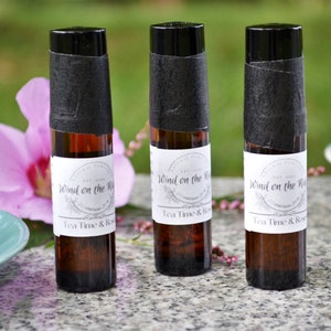 Natural Perfume Oil; Wind on the Ridge's "Tea Time & Roses"; 100% Natural Perfumes, Made with Essential Oils; Roll On Perfume