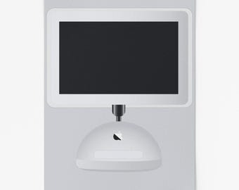 Apple Imac G4 Globe Computer With Original Keyboard