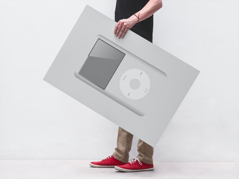 Apple iPod Classic 6 2007 Retro music player poster iPod | Etsy