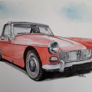 MG Midget, A Classic British Car.