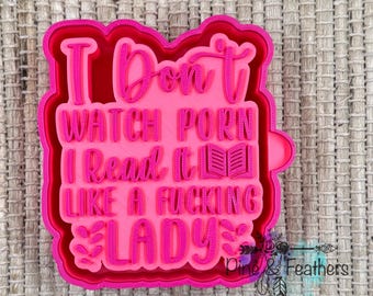 Funny Smut Saying Silicone Mold, Freshie Bead Pouring Mold