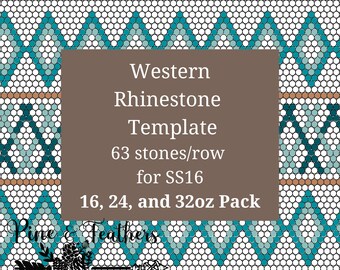 Western Strass Template Pack SS16 für Steel Magnolia Plumps