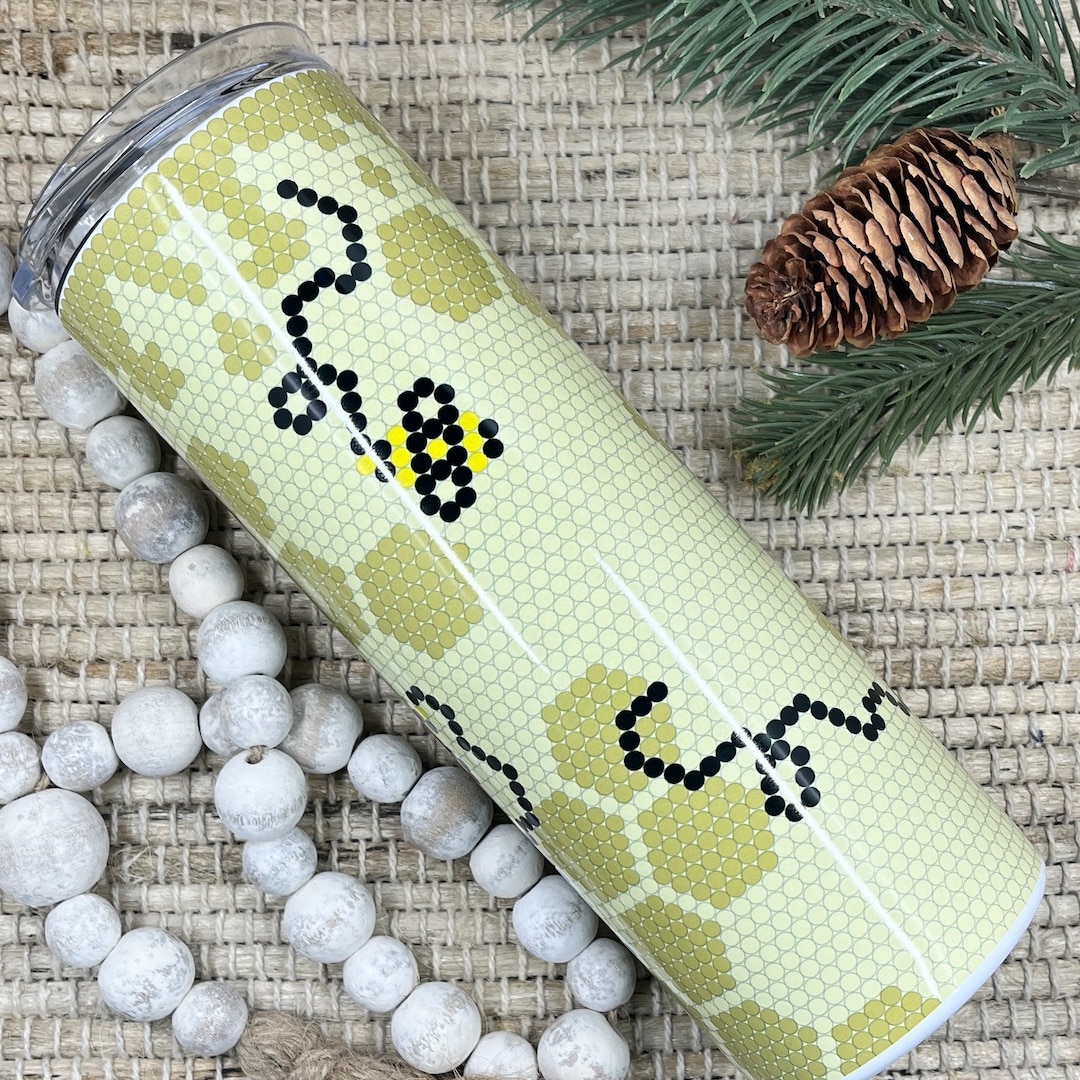Honeycomb Rhinestone Pattern Sublimated Tumbler SS16, 20oz Skinny - Etsy