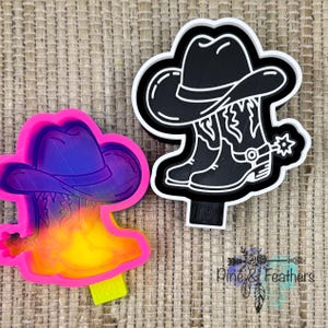 Boot n Hat Silicone Mold, Freshie Bead Pouring Mold