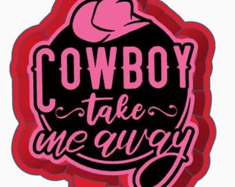 Cowboy take me away Silicone Mold, Freshie Bead Pouring Mold