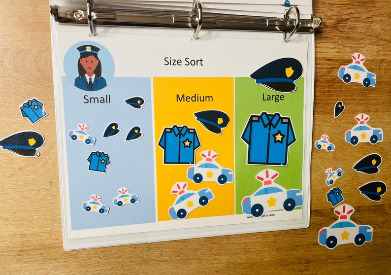 Printable Busy Book - Community Helpers, Toddler Busy Book, Preschool ...