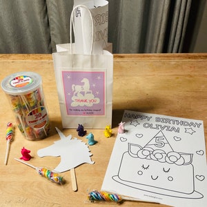 Personalized Unicorn Birthday Coloring Pages, Unicorn Party Activity ...