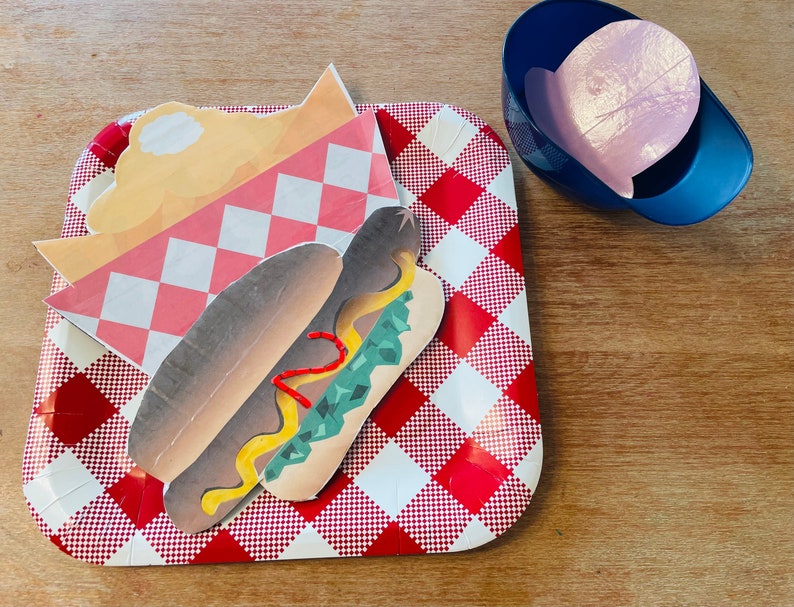 Baseball Concessions Stand Dramatic Play Pretend Menu Etsy