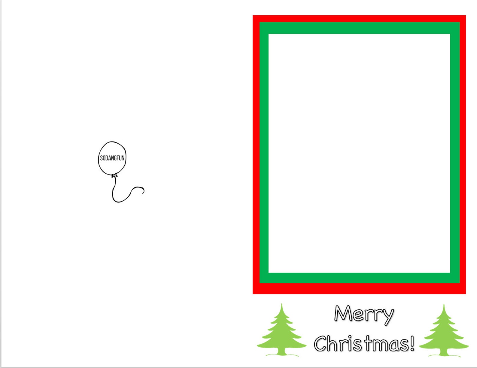 Personalized Christmas Card Printable Christmas Card - Etsy