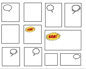 Blank Comic Book – Leere Seiten & Sprechblasen Zum Selberzeichnen, 8.5 X 11 Zoll, über 110 Seiten