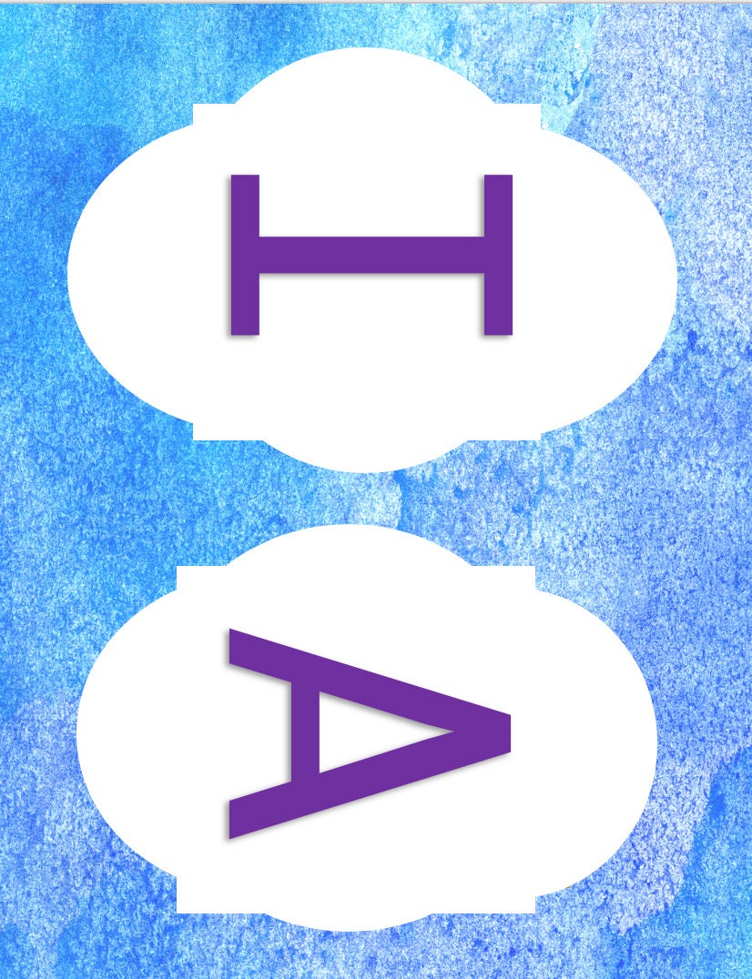 Printable Name Banner Personalized Name Banner Custom Name Etsy