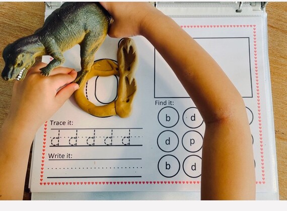 Lowercase Letters Workbook, Kindergarten Alphabet Practice Worksheets, Busy Binder Printable Activities, Busy Book Activity, Playdough Mats