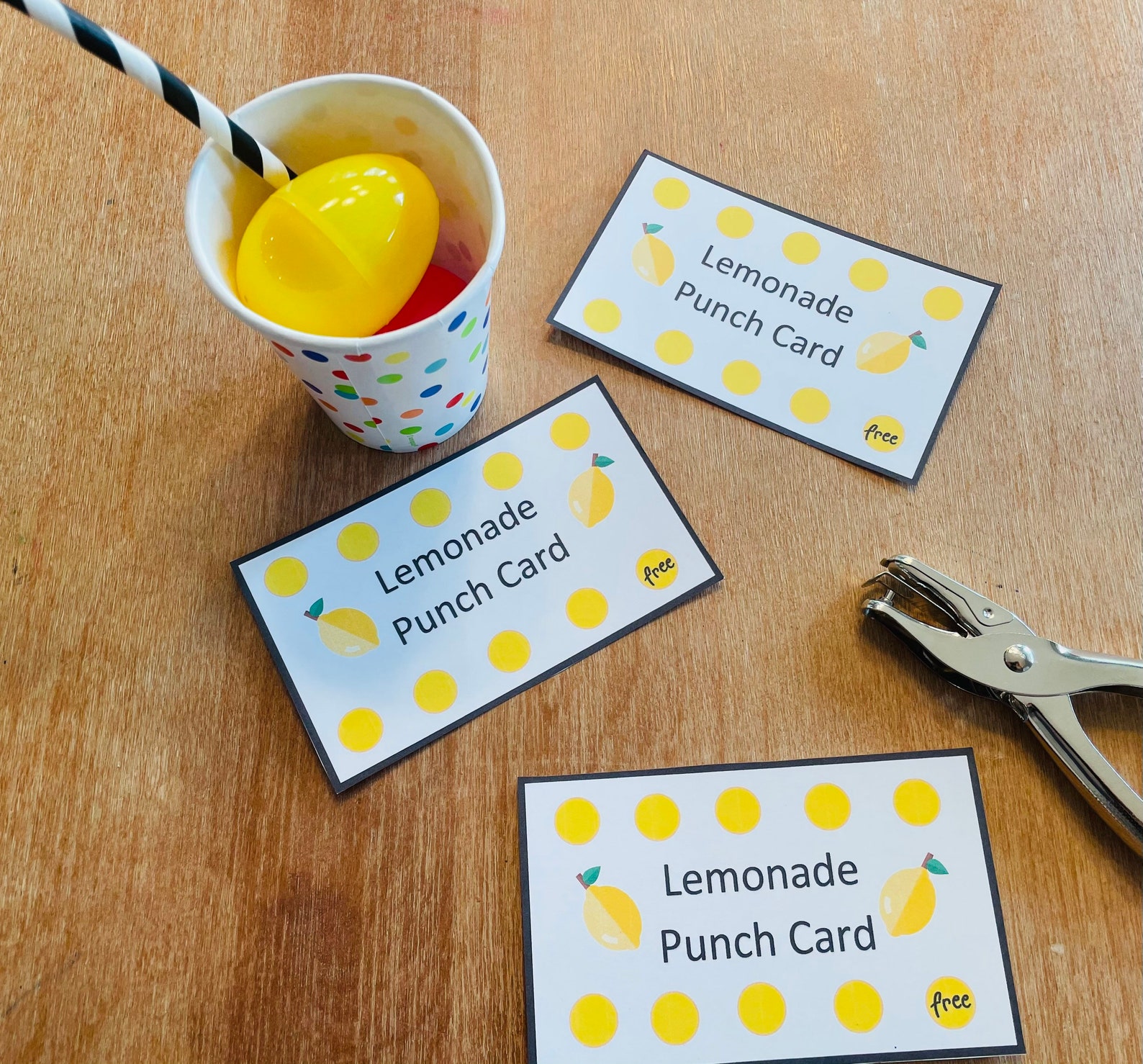 Lemonade Stand Dramatic Play Pretend Menus Printable Play Etsy