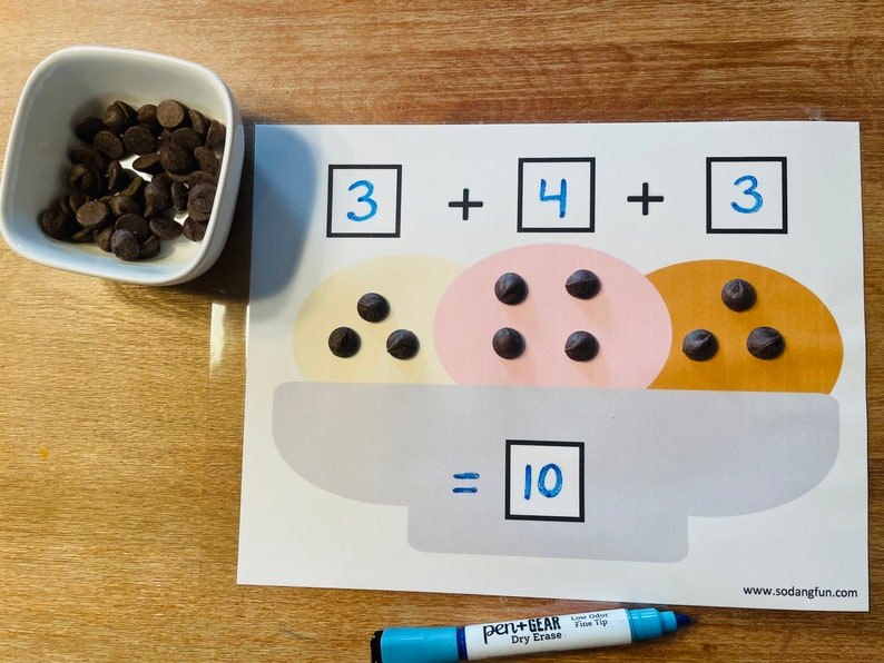 Summer Playdough Mats Printable Play Dough Mats Mermaid Play Etsy