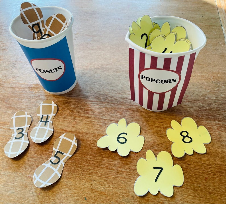 Baseball Concessions Stand Dramatic Play Pretend Menu Etsy