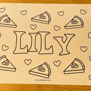 Personalized Fall Coloring Pages Custom Autumn Coloring - Etsy