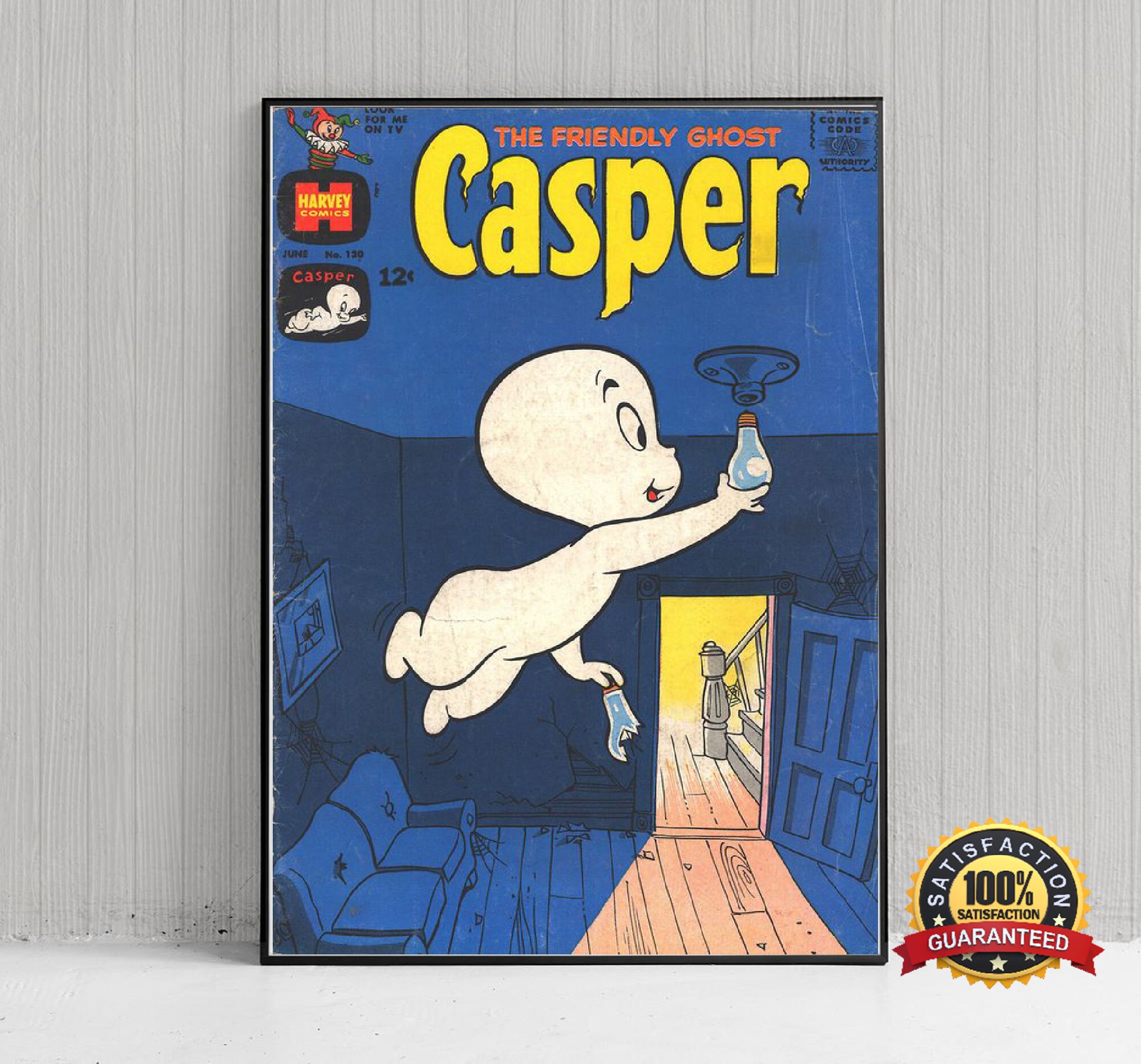 Casper Poster Casper Movie Poster Casper Minimalist Poster Etsy