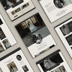 Showit Website Template for Photographers Wedding image 3