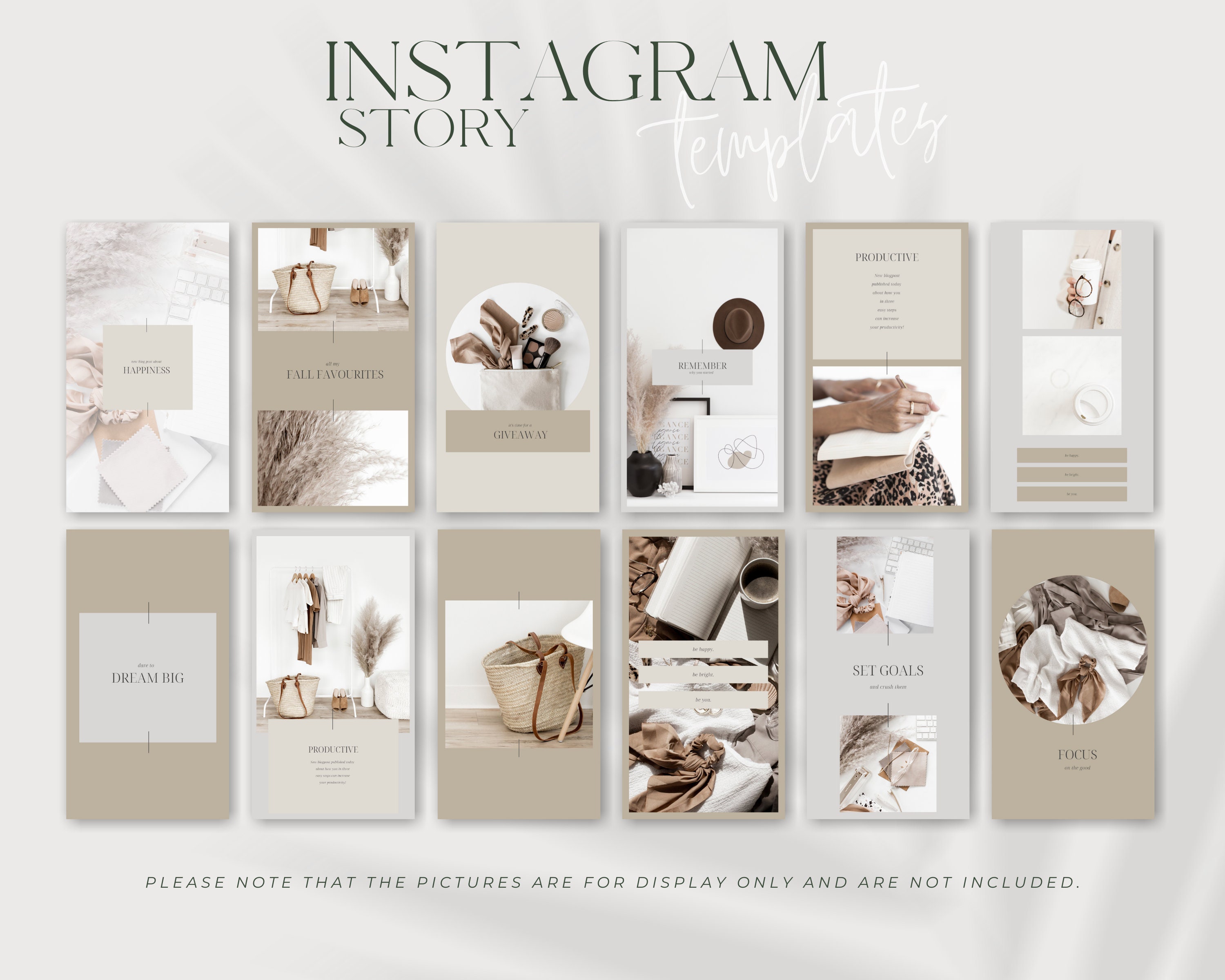 Instagram Templates Instagram Stories Social Media - Etsy