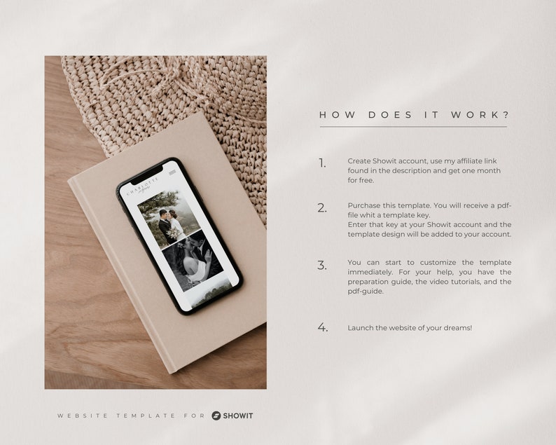 Showit Website Template for Photographers Wedding image 10