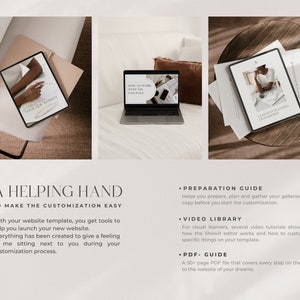 Showit Website Template for Photographers Wedding Photographer Website Template Photographer Website Web Design Showit Template image 7