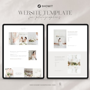 Showit Website Template for Photographers Wedding Photographer Website Template Photographer Website Web Design Showit Template image 1