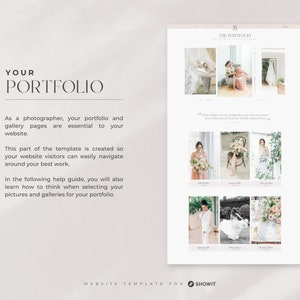 Showit Website Template for Photographers Wedding Photographer Website Template Photographer Website Web Design Showit Template image 4